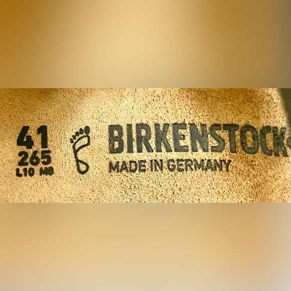 Birkenstock Women’s Size 41 US 10 Mayari Stone Leather Slip On Sandals - Picture 4 of 6